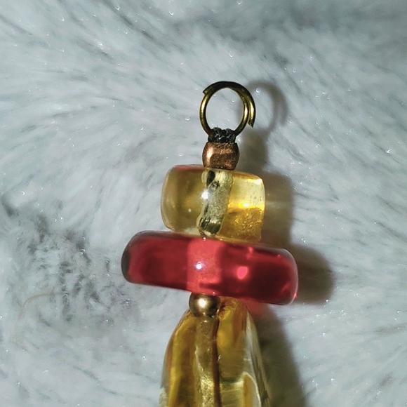 Art to Wear Wire and Bead Pendant - Picture 7 of 8